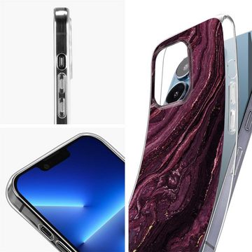 CoolGadget Handyhülle Marmor Slim Case für iPhone 11 Pro 5,8 Zoll, Hülle Dünne Silikon Schutzhülle für Apple iPhone 11 Pro Hülle