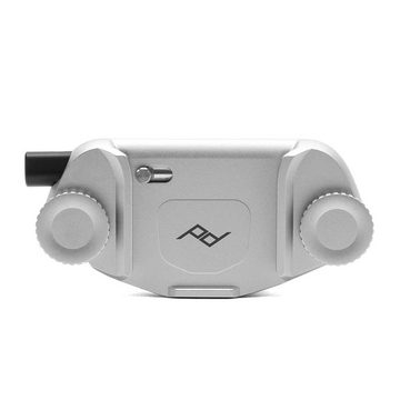 Peak Design Tragegurt Capture Clip v3 Clip mit ARCA Wechselplatte silber