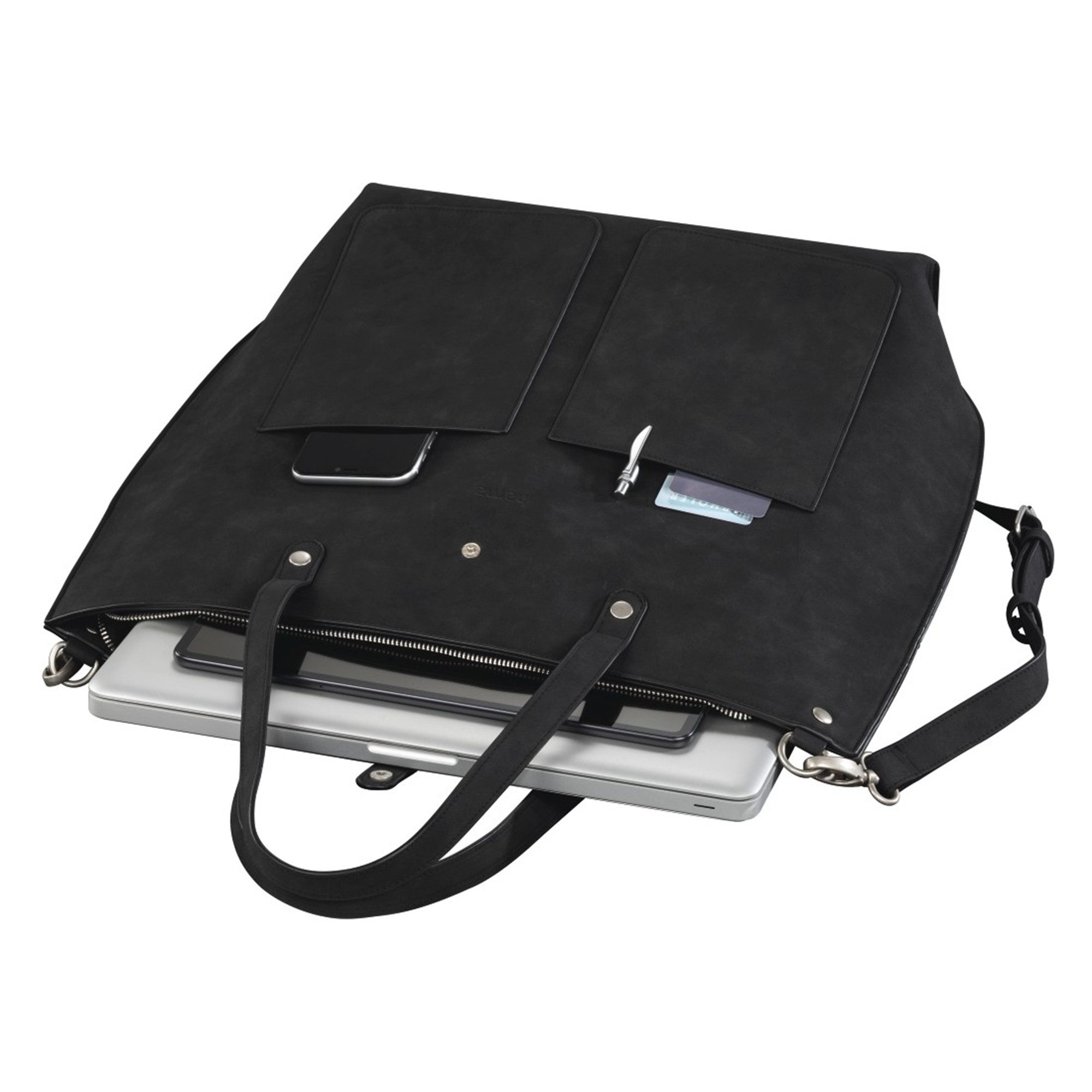Hama Tablet-Hülle Classy Shopper 15.6 Schwarz-Grau