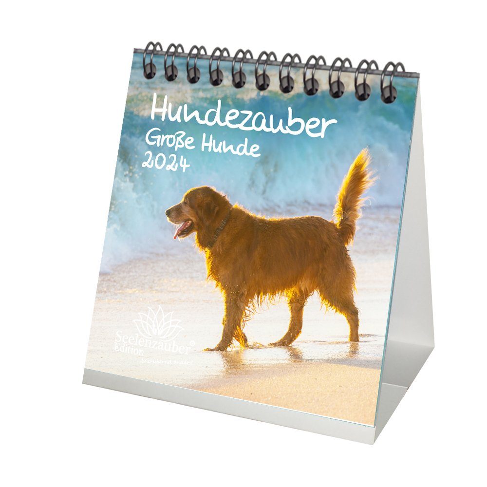 Seelenzauber Tischkalender Hundezauber Große Hunde Kalender für 2025 