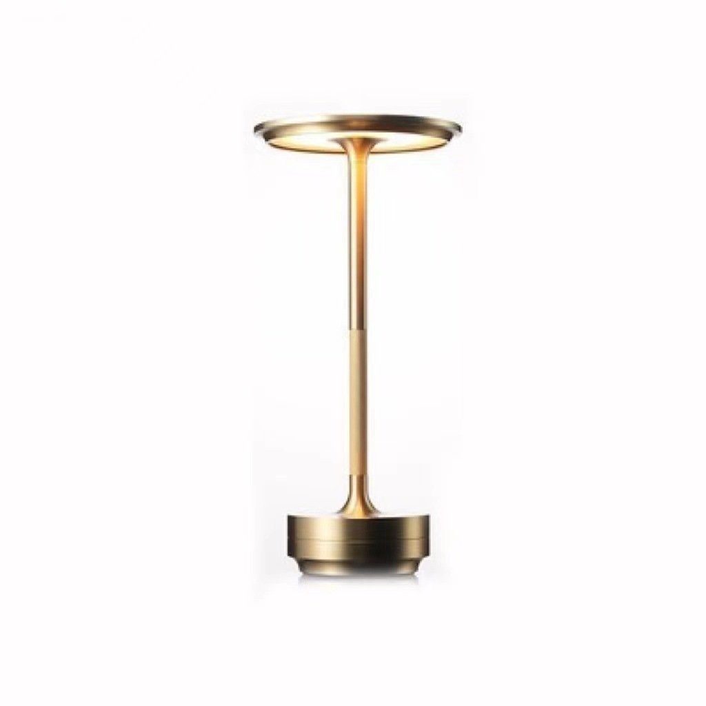 Tischleuchte,Touch Kabellos,USB LED Tischlampe DOPWii Gold Schreibtischlampe