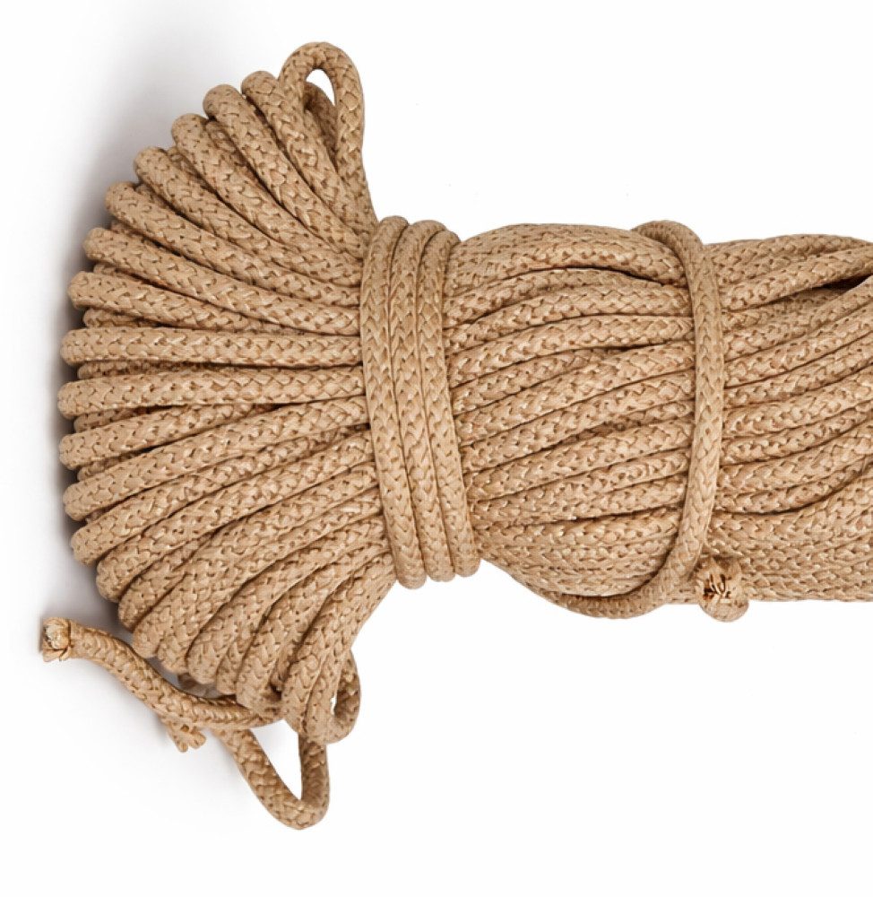 Mississhop Kordel 100 m / Ø 5 mm / Ø 3 mm Baumwollkordel Seil Kordel 100 % Baumwolle