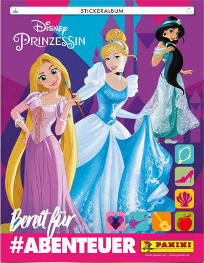 Panini Sticker Disney Prinzessin - Bereit für Abenteuer - 2019 - 1 Album - Sammelstic, (Set)