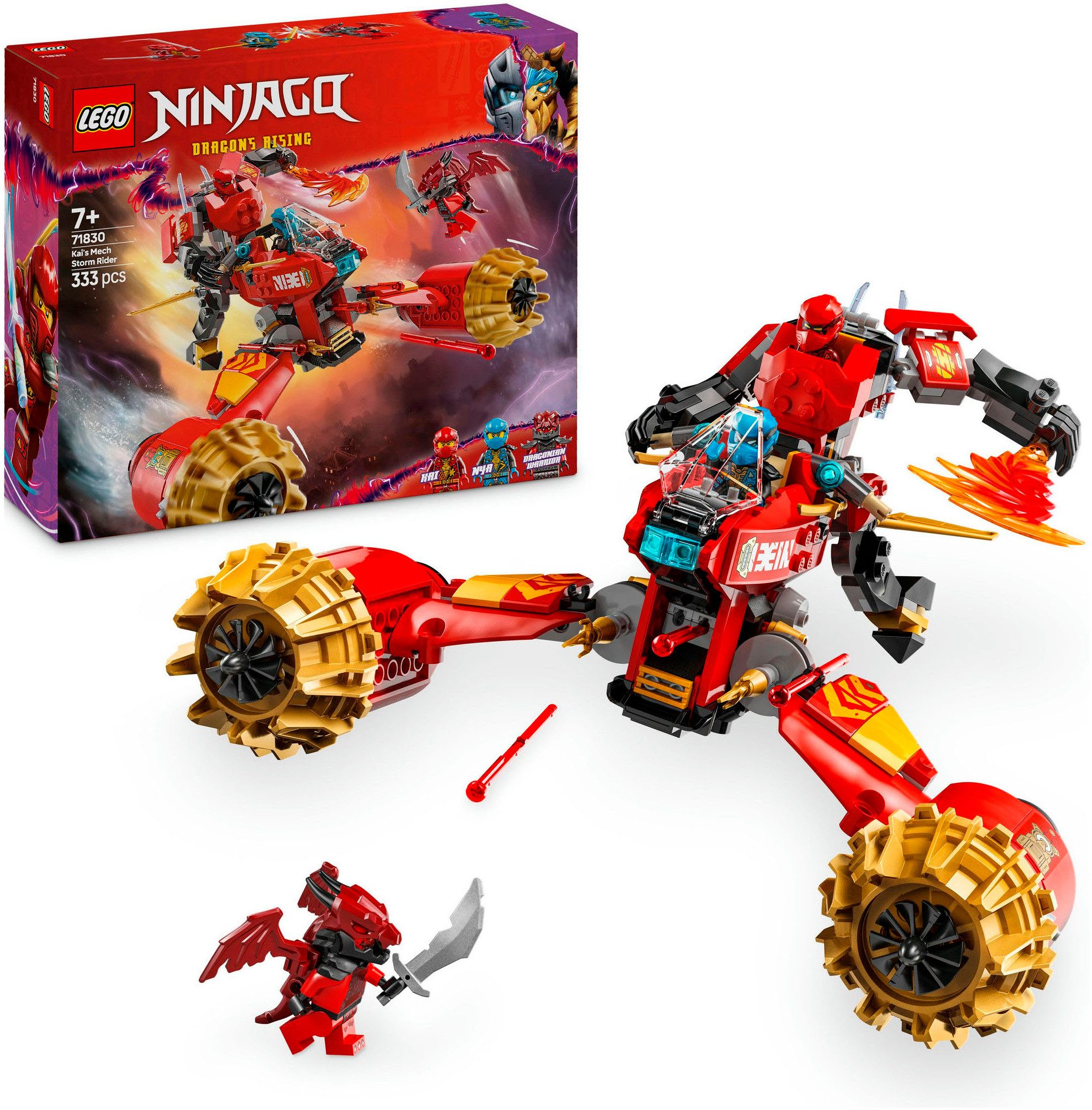LEGO® Kais Sturmreiter-Mech (71830), LEGO Ninjago Konstruktionsspielsteine, günstig online kaufen