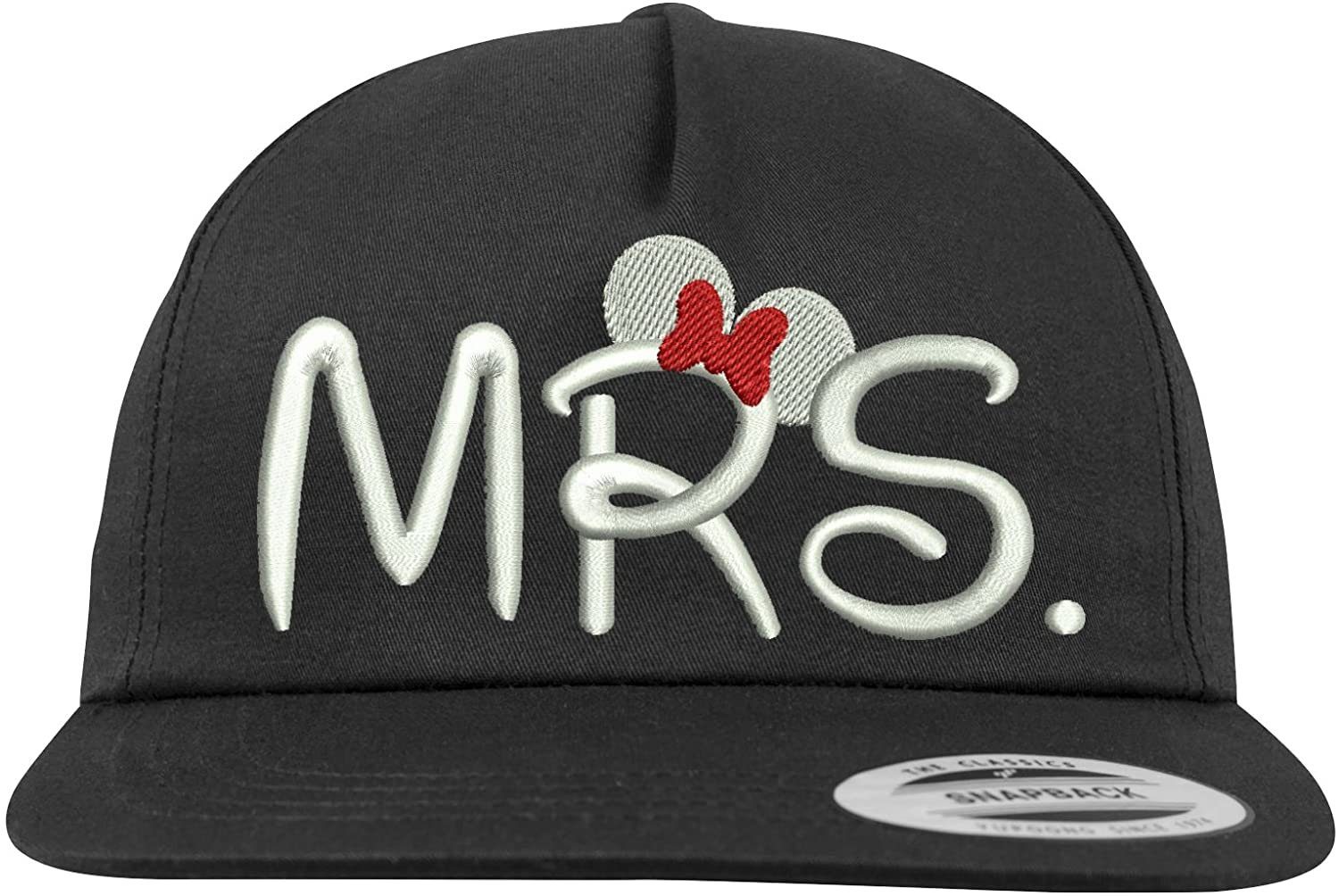 Cap Shop 2 Spruch mit Paare - Baseball Set für MRS. Cap Look lustigem Couples und + Mrs. MR. Mr. Stück cooler 3D-Stickerei Partner &