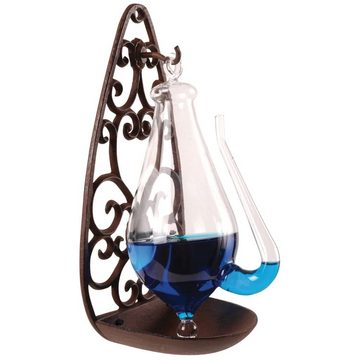 esschert design Glasbarometer mit Gusseisenhalterung 0,5 L TH31 Wetterstation