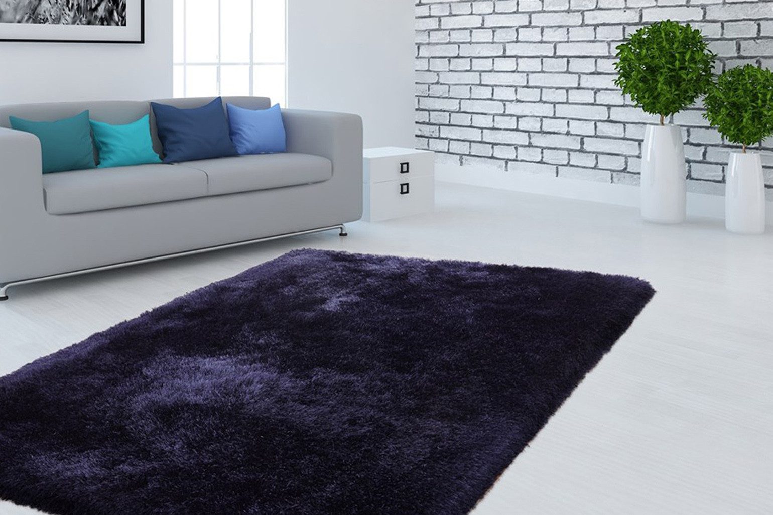 Kayoom Hochflor-Teppich »Cosy«, rechteckig, 80 mm Höhe, Besonders weiche Mi günstig online kaufen