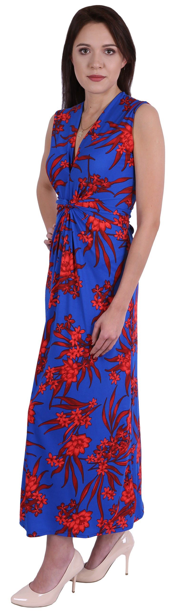 Sarcia.eu Maxikleid John Zack Blaues, geblümtes günstig online kaufen