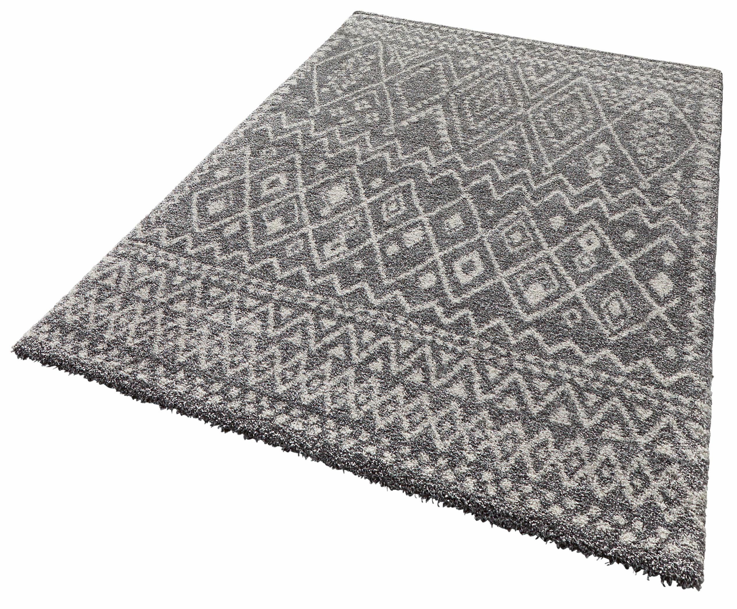 Hochflor-Teppich »Inka«, , rechteckig, Höhe 25 mm Hochflor-Teppich »Inka«, , rechteckig, Höhe 25 mm