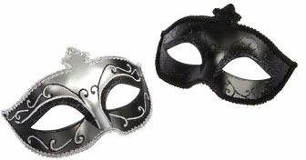 Fifty Shades of Grey Erotik-Maske »Masks On Masquerade«, Set, 2-tlg., Glitzernd