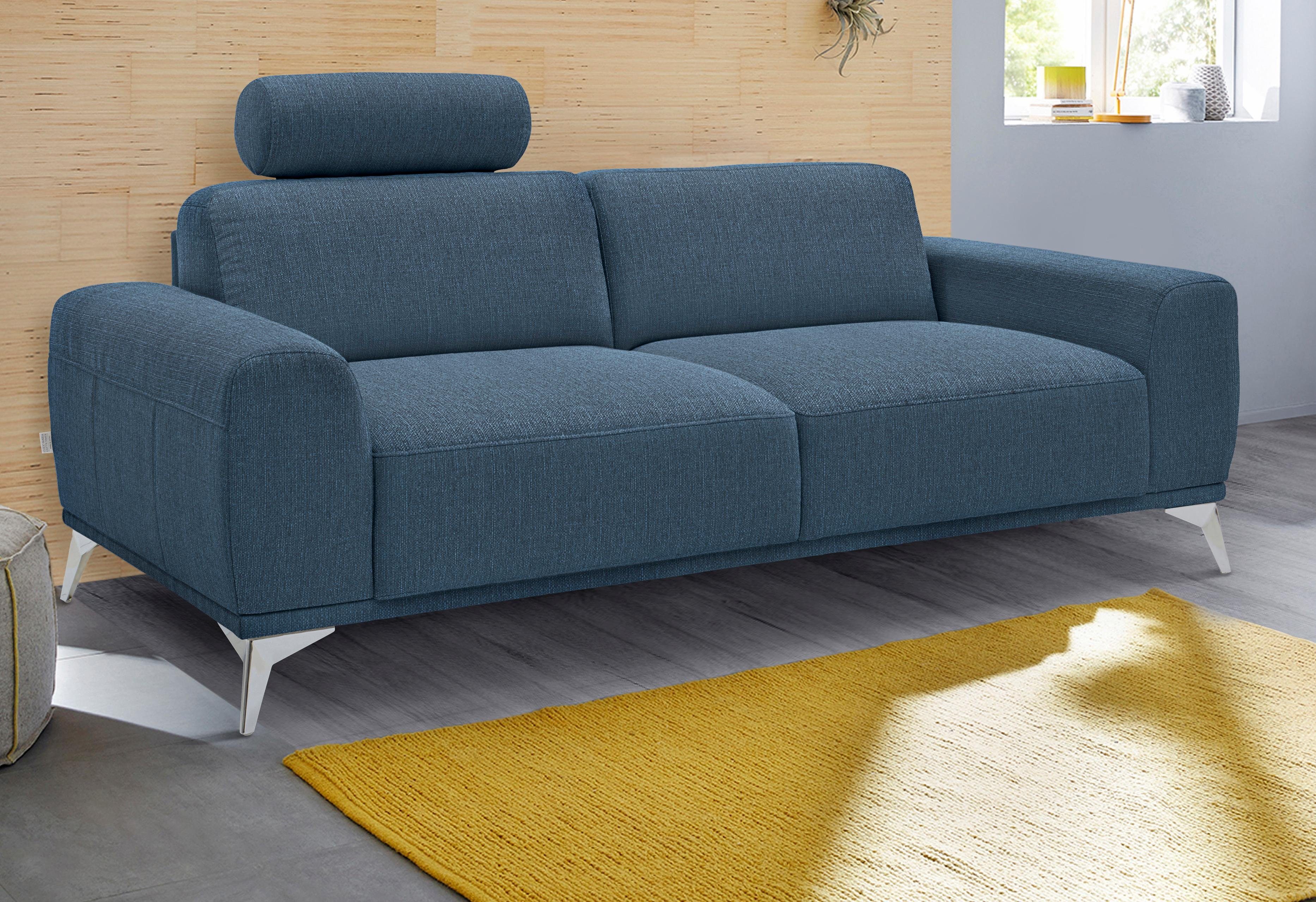 3-Sitzer Sofa TEA von GMK Home &amp; Living mit Kopfstütze