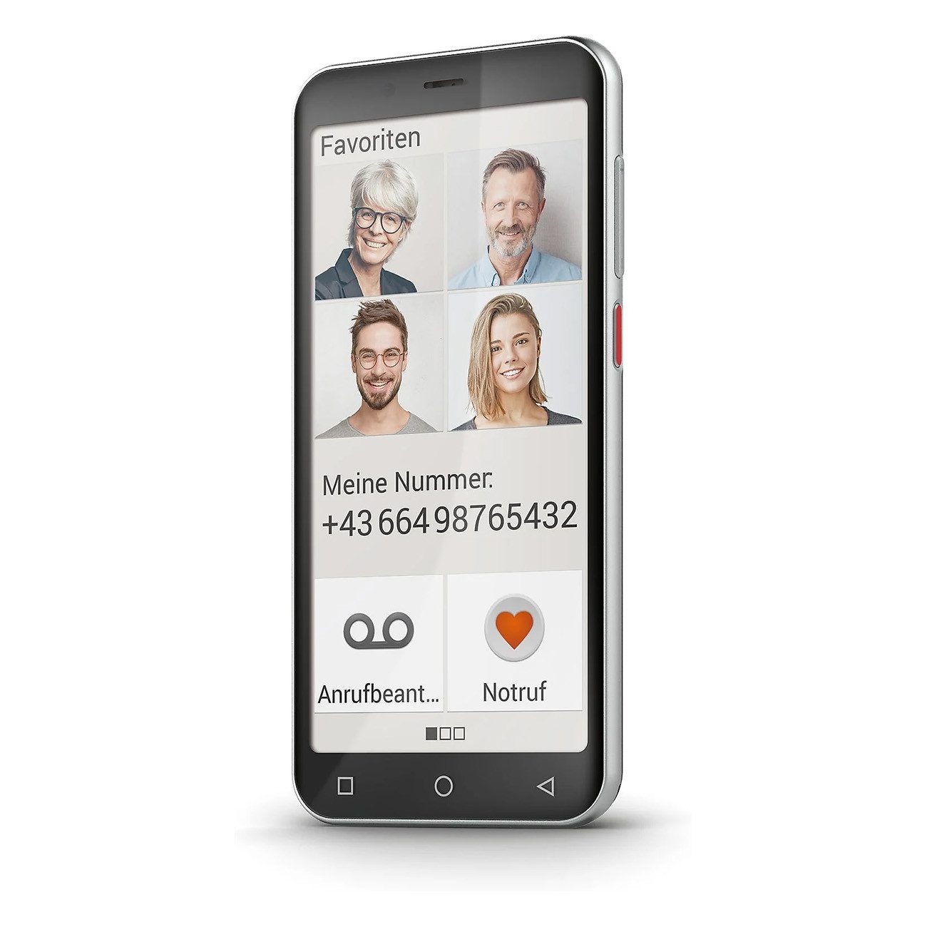 Emporia SMART.5 mini Seniorenhandy (4.95 Zoll, 64 GB Speicherplatz, 4,95-Zoll-Display, Android 13, 13 MP Kamera, 64 GB Speicher, 2500 mAh)