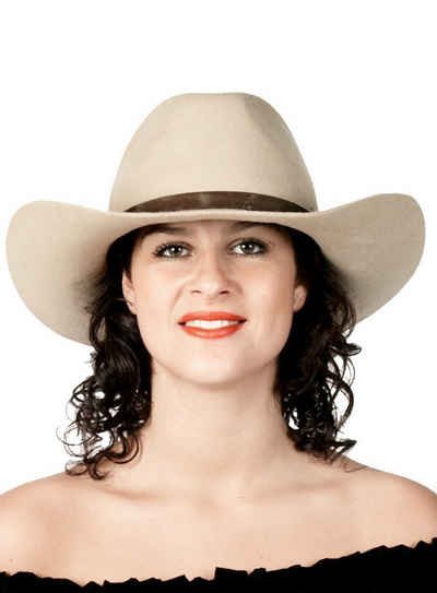 thetru Kostüm Texashut, Klassischer Cowboyhut für Euer Western Kostüm