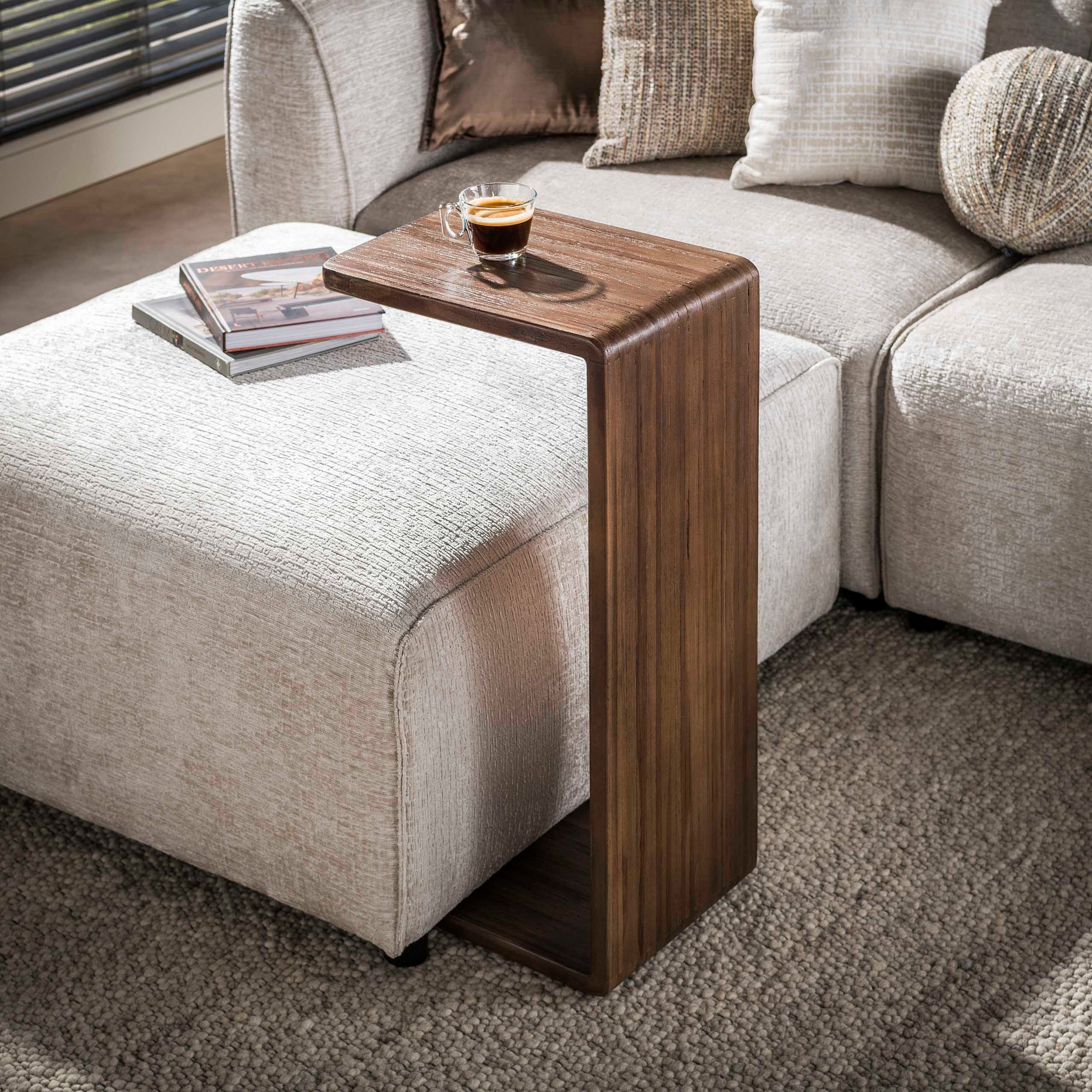 Sitheim-Europe Beistelltisch Überstelltisch Maya Teak / Massiv Teak Espresso