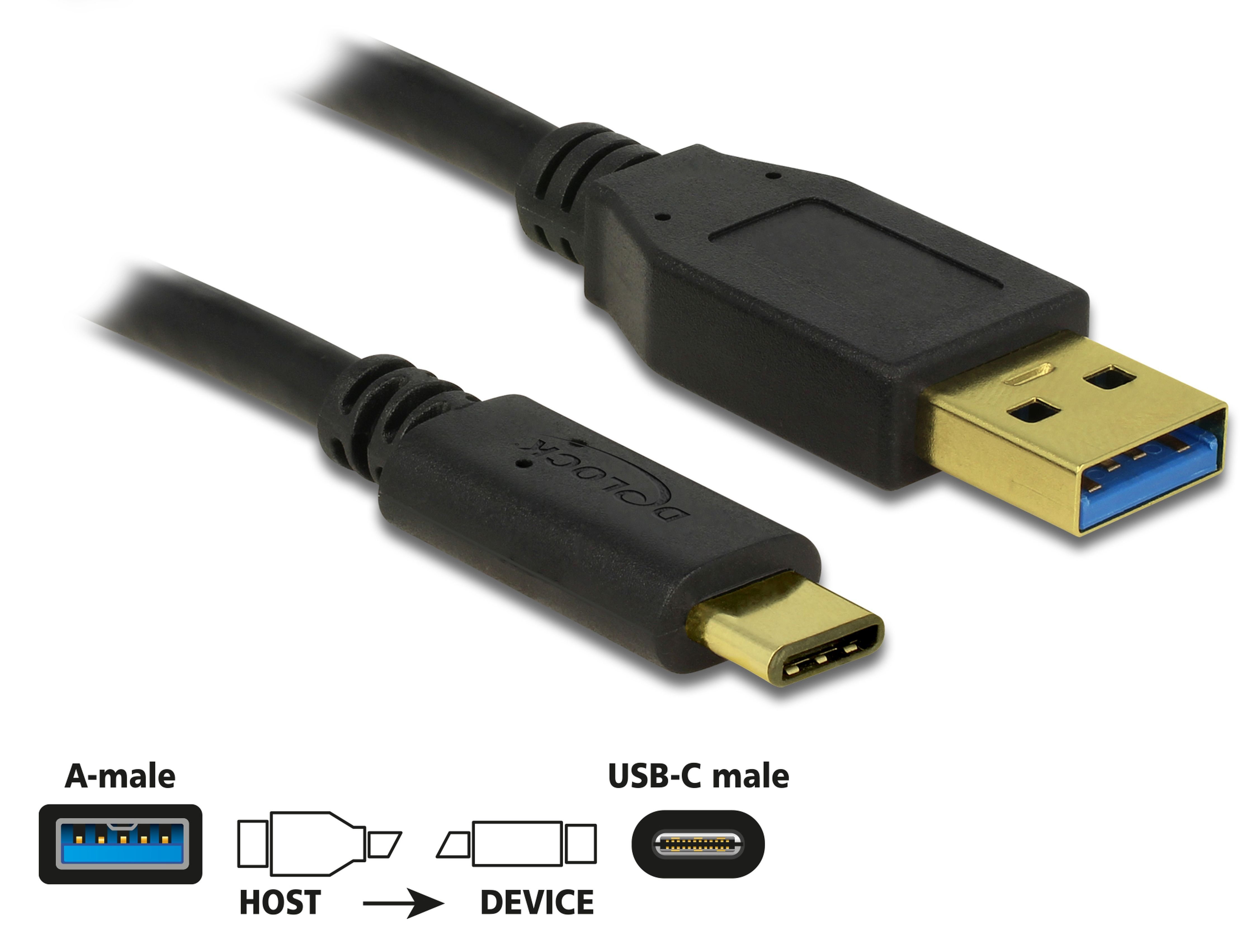 USB Kabel 1 m »USB Typ-A auf USB Type-C Stecker« USB Kabel 1 m »USB Typ-A auf USB Type-C Stecker«