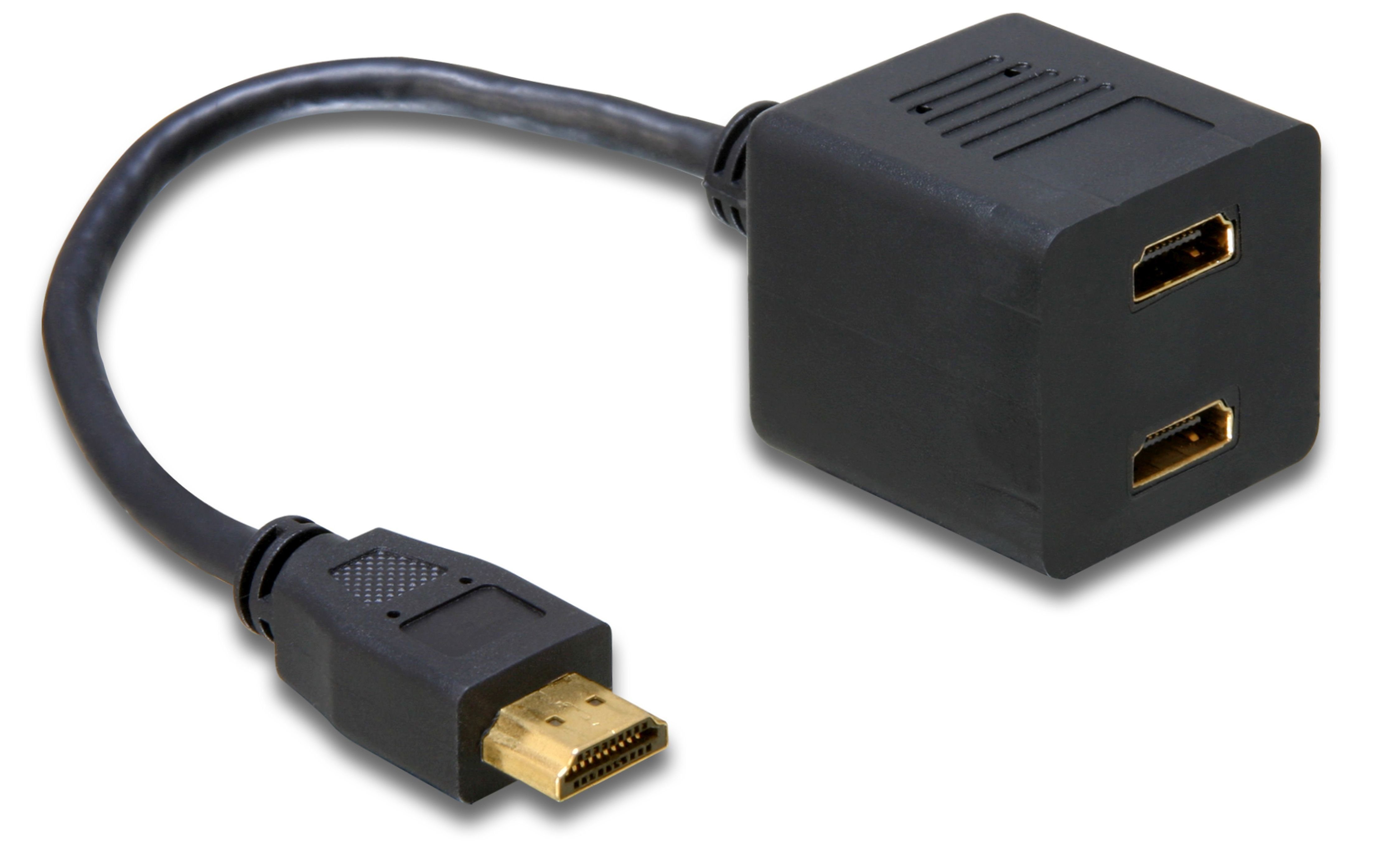 Image of Delock Adapter HDMI Stecker »2x HDMI Buchse«