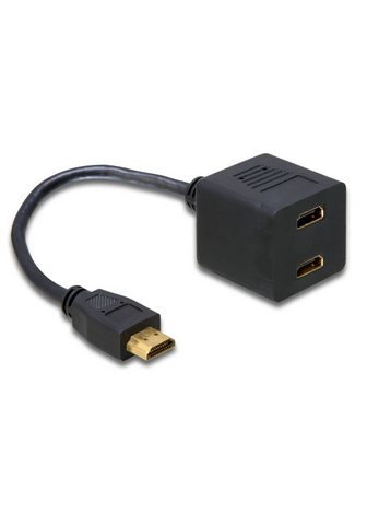 DELOCK Adapter HDMI Stecker »2x HDMI Bu...