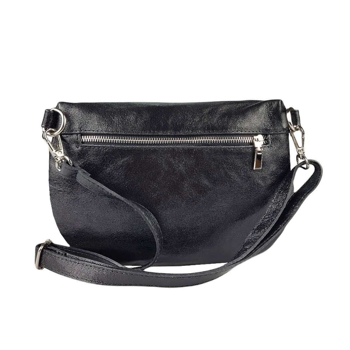 ITALYSHOP24 Bauchtasche Made in Italy Damen Leder Bauch- Gürteltasche Cross günstig online kaufen