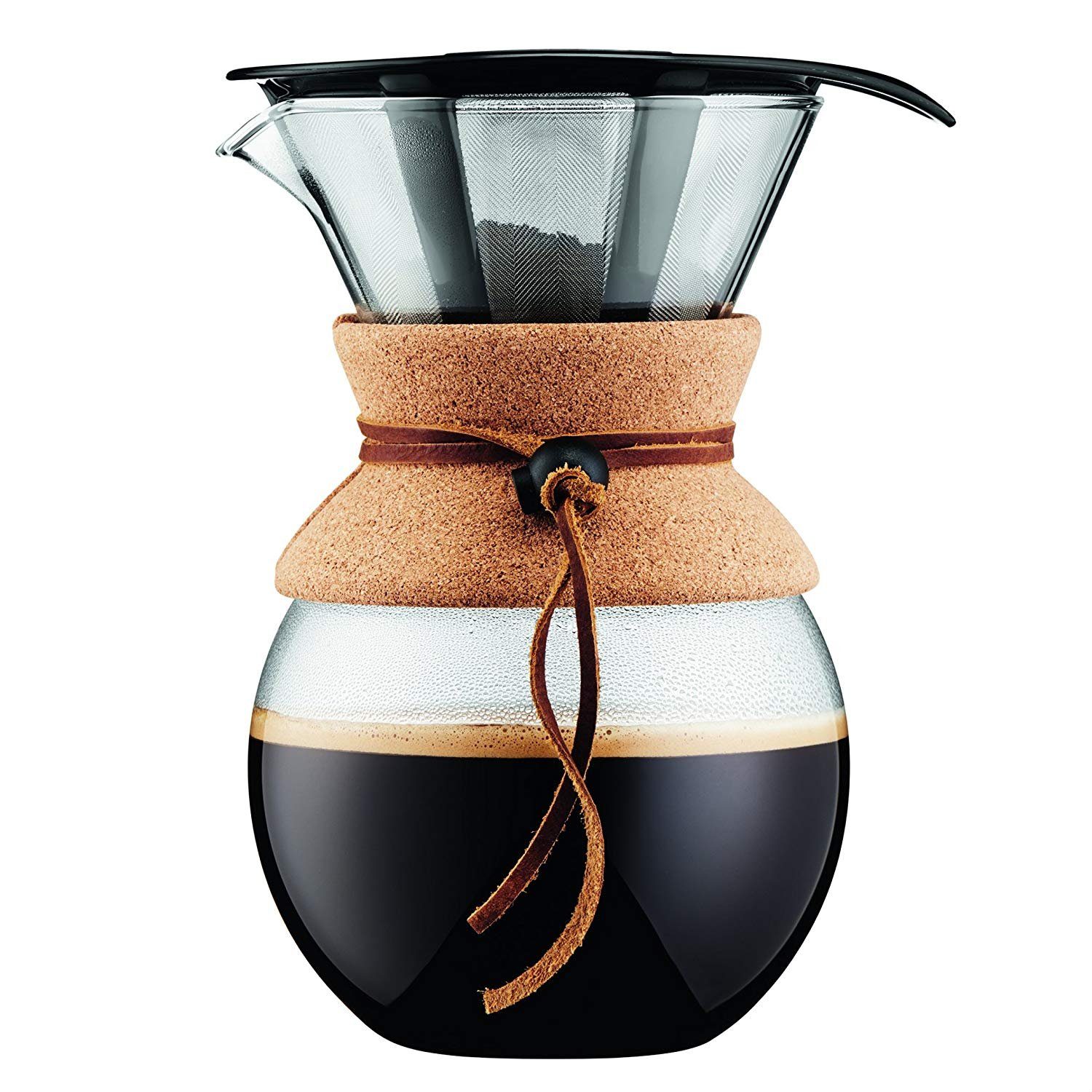 Bodum Kochbesteckhalter Bodum Pour Over Kaffeebereiter mit Permanentfilter 1 Liter