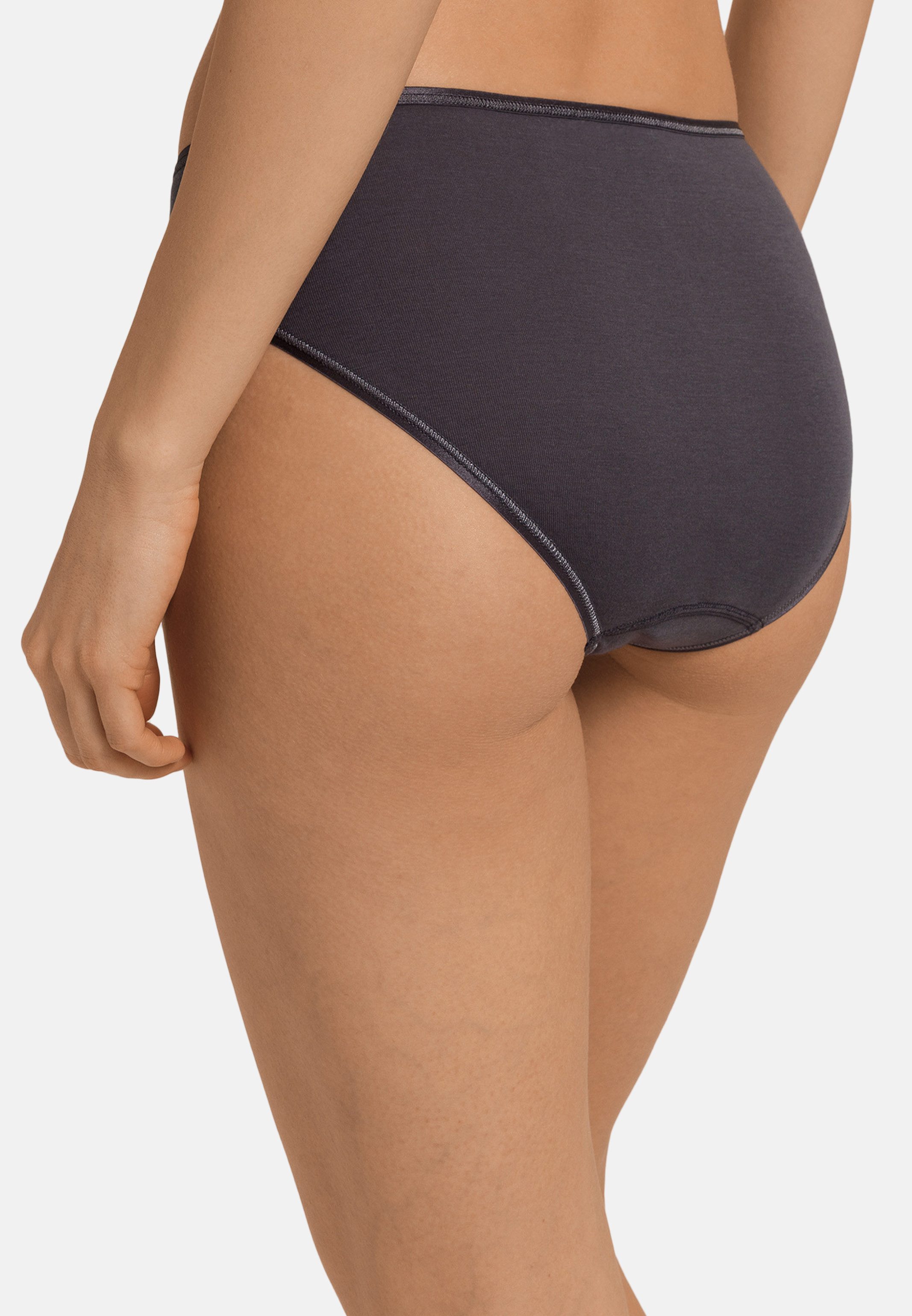 Hanro Midislip Cotton Seamless (1-St) Midi Slip - Baumwolle - Atmungsaktiv - Angenehm auf der Haut