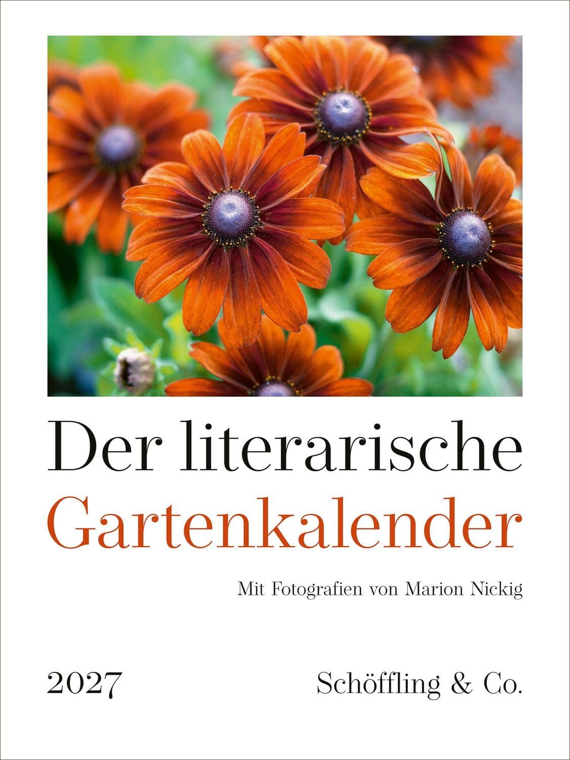 Wandkalender Der literarische Gartenkalender 2027
