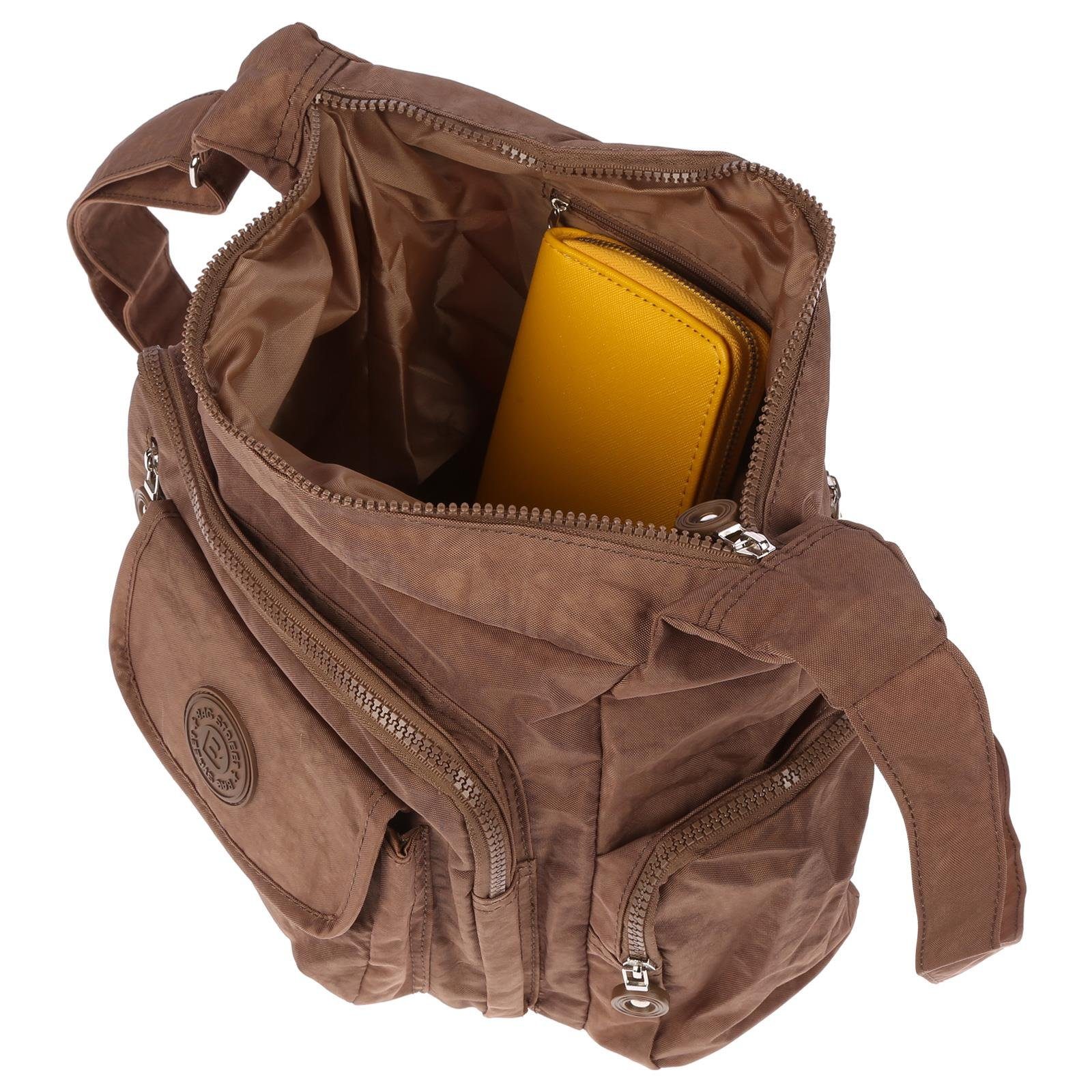 Christian Wippermann Umhängetasche Hochwertige Damen Tasche Schultertasche Umhängetasche (1 tlg), Nylon