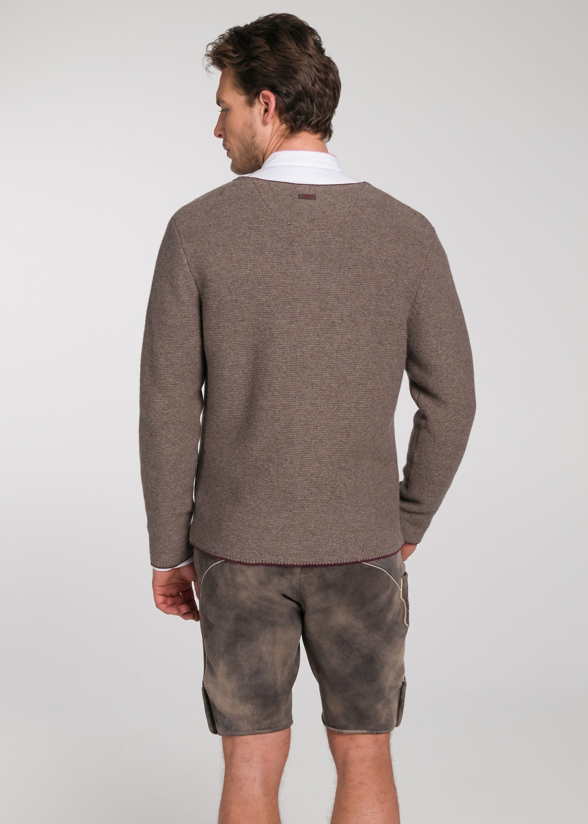 Spieth & Wensky Trachtenstrickjacke Pocking (1-tlg) mit Münzknöpfe
