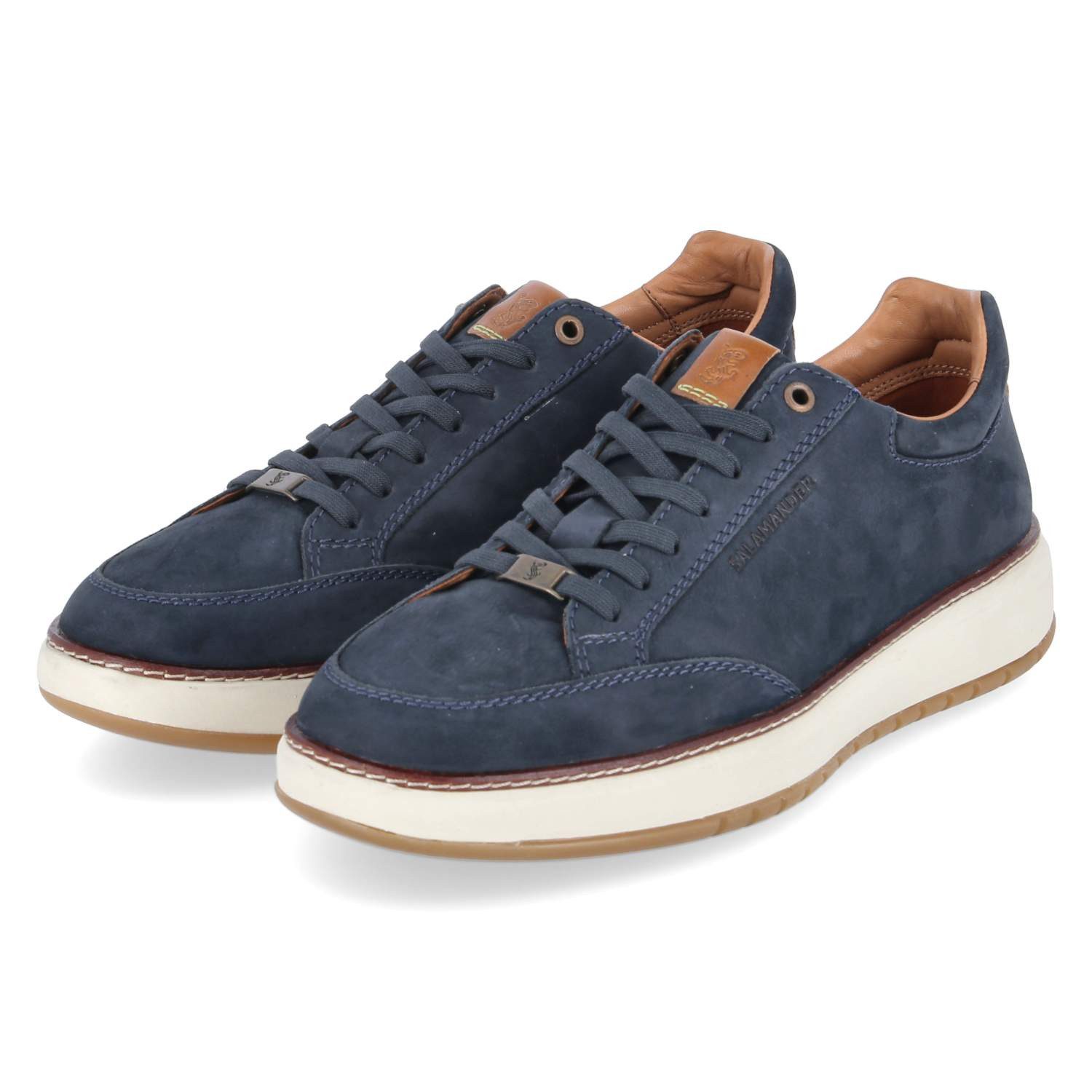 Salamander Salamander E31AU3011500-4100 SP Herren Rauleder blau Schnürschuh