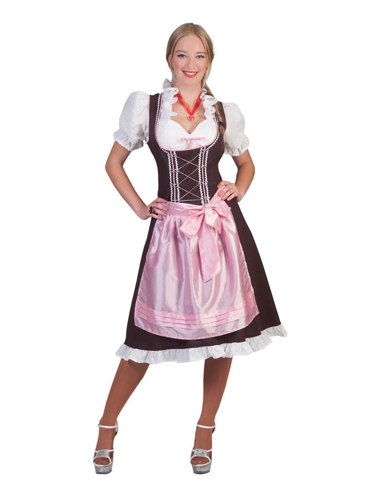Funny Fashion Trachten-Kostüm Tracht Dirndl Kleid Oktoberfest Wiesn Kostüm Festzelt Bayern Outfit