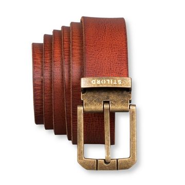 STILORD Ledergürtel Vintage Ledergürtel Herren 80 -130 cm kürzbar