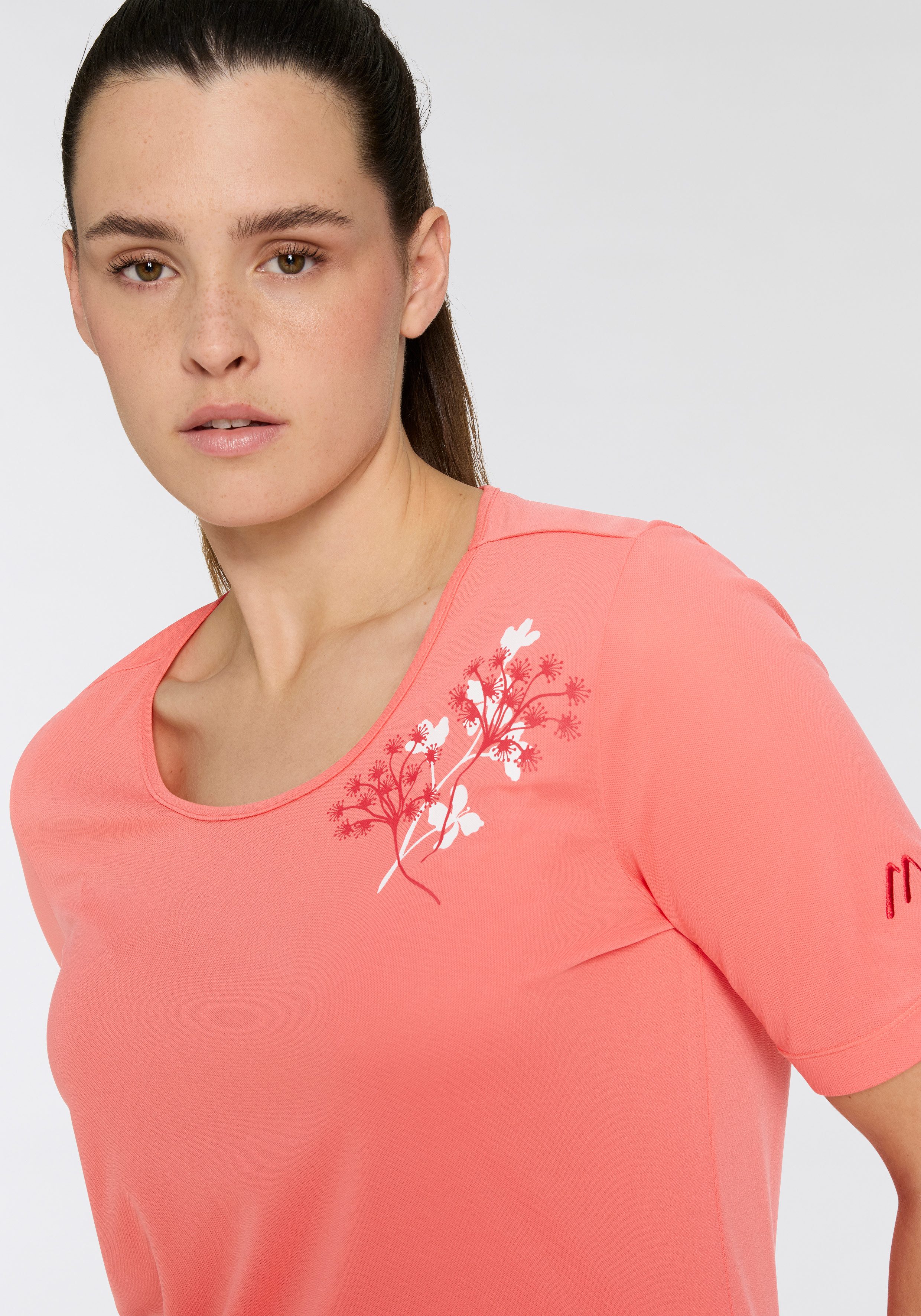 Maier Sports T-Shirt Kurzarm, mit Rundhalsausschnitt, atmungsaktiv, schnell trocknend – Bild 4 von 5