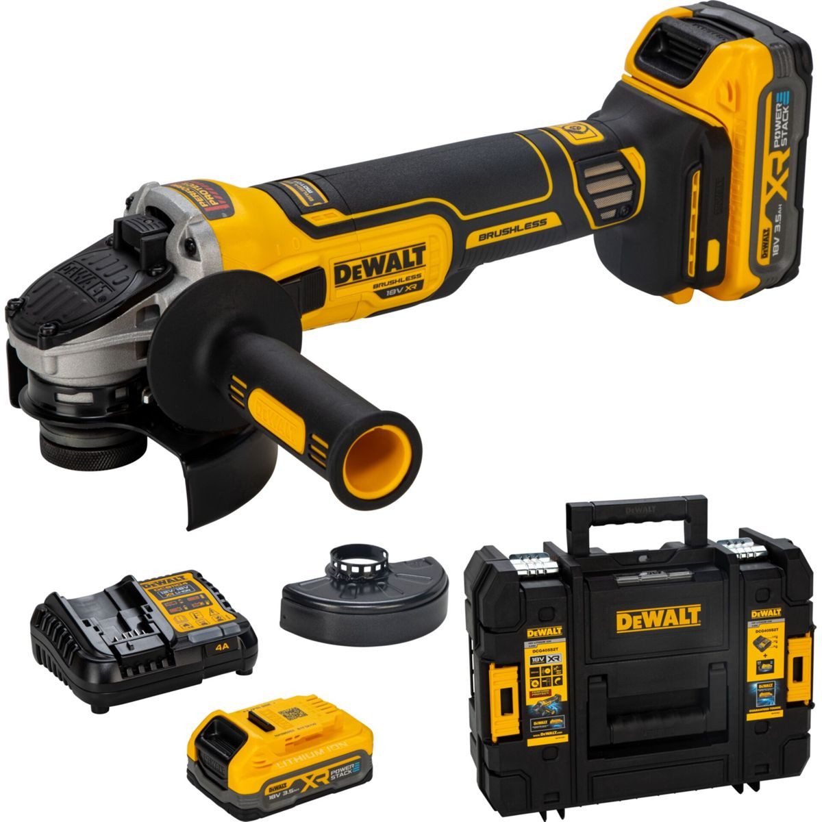 DeWalt Winkelschleifer DCG405S2T-QW Akku-Winkelschleifer