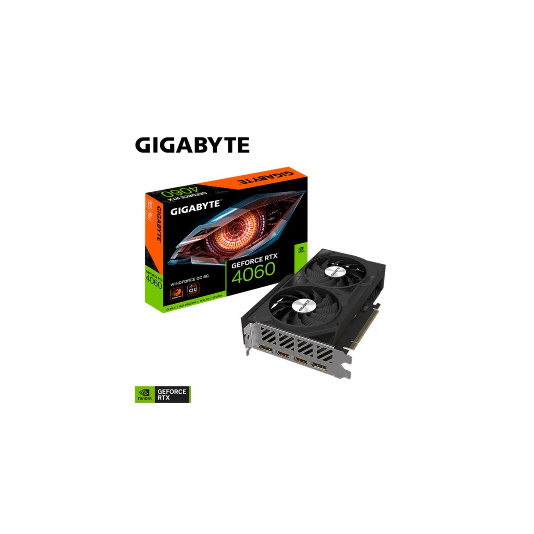 Gigabyte GeForce RTX 4060 WINDFORCE OC 8G Grafikkarte