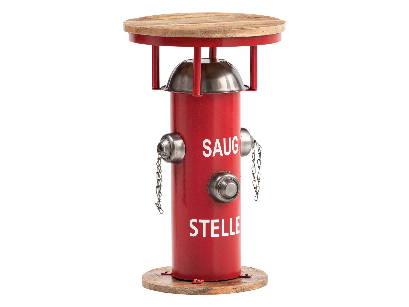 massivum Konsolentisch Bolton Industriedesign rot (1-St) günstig online kaufen