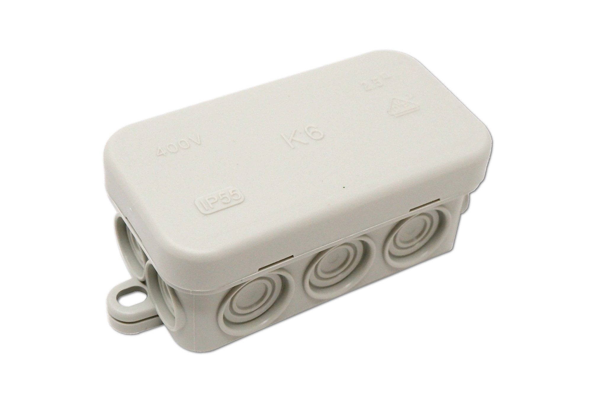 Don Quichotte Kabelbox Kabelabzweigdose, Feuchtraum K6 80 x 43 x 36,2 mm (10 St)