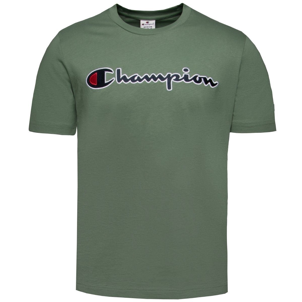 T-Shirt Crewneck gruen Herren Champion