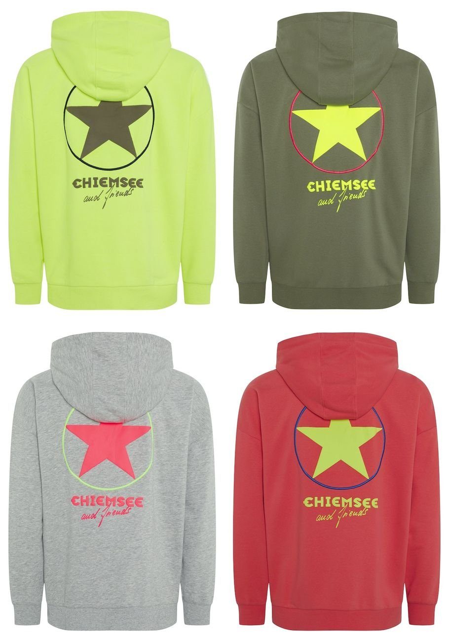 Loose Chiemsee 17-1663 (1-tlg) Hoodie - Fit Sweatshirt, BITTERSWEET Men