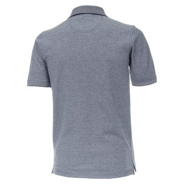 CASAMODA Poloshirt Große Größen Herren Stretch-Poloshirt navy melange CasaModa