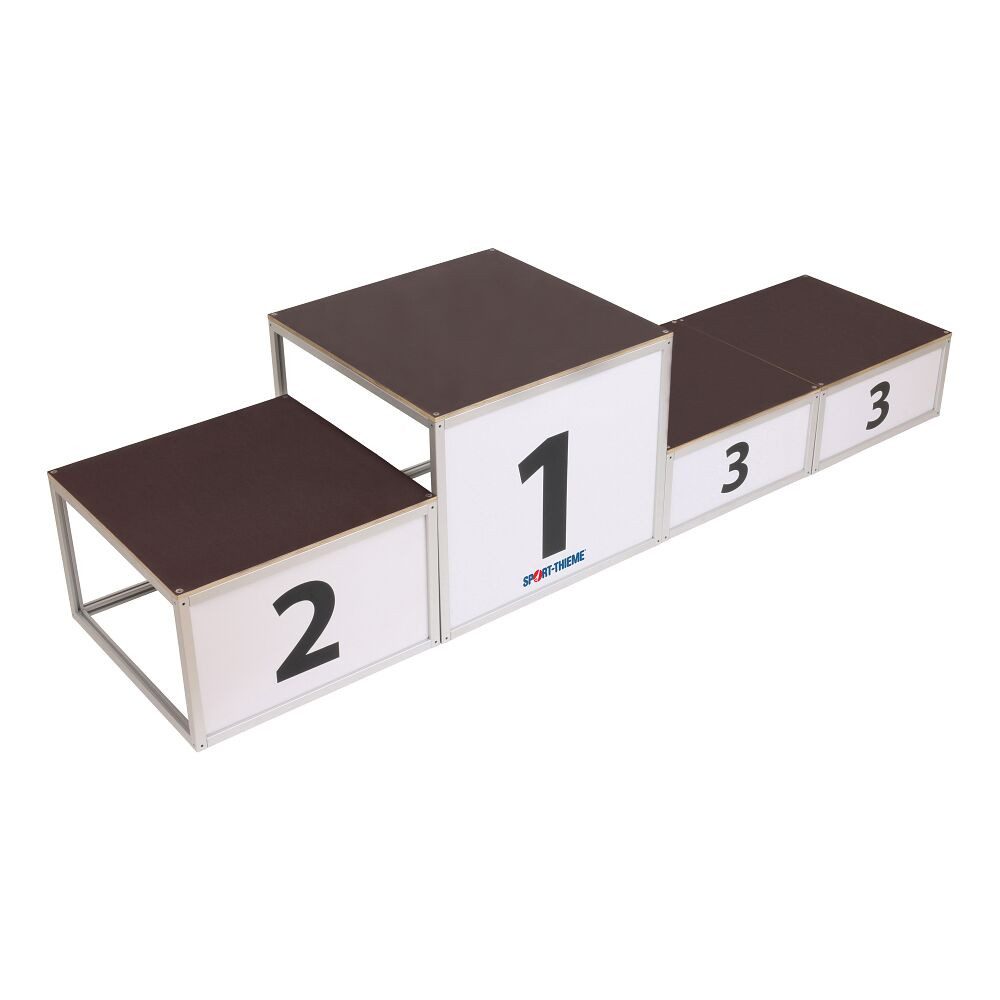 Sport-Thieme Siegerpodest Siegerpodest mit zwei dritten Plätzen, Optimal für Kampfsportarten mit Doppel-K.O.-System