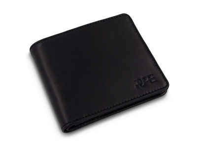 PURE Leather Studio Geldbörse Geldbeutel CASTOR Bifold (Lieferung in Geschenkbox), Herren Brieftasche Bifold Portemonnaie mit geprüftem RFID Schutz