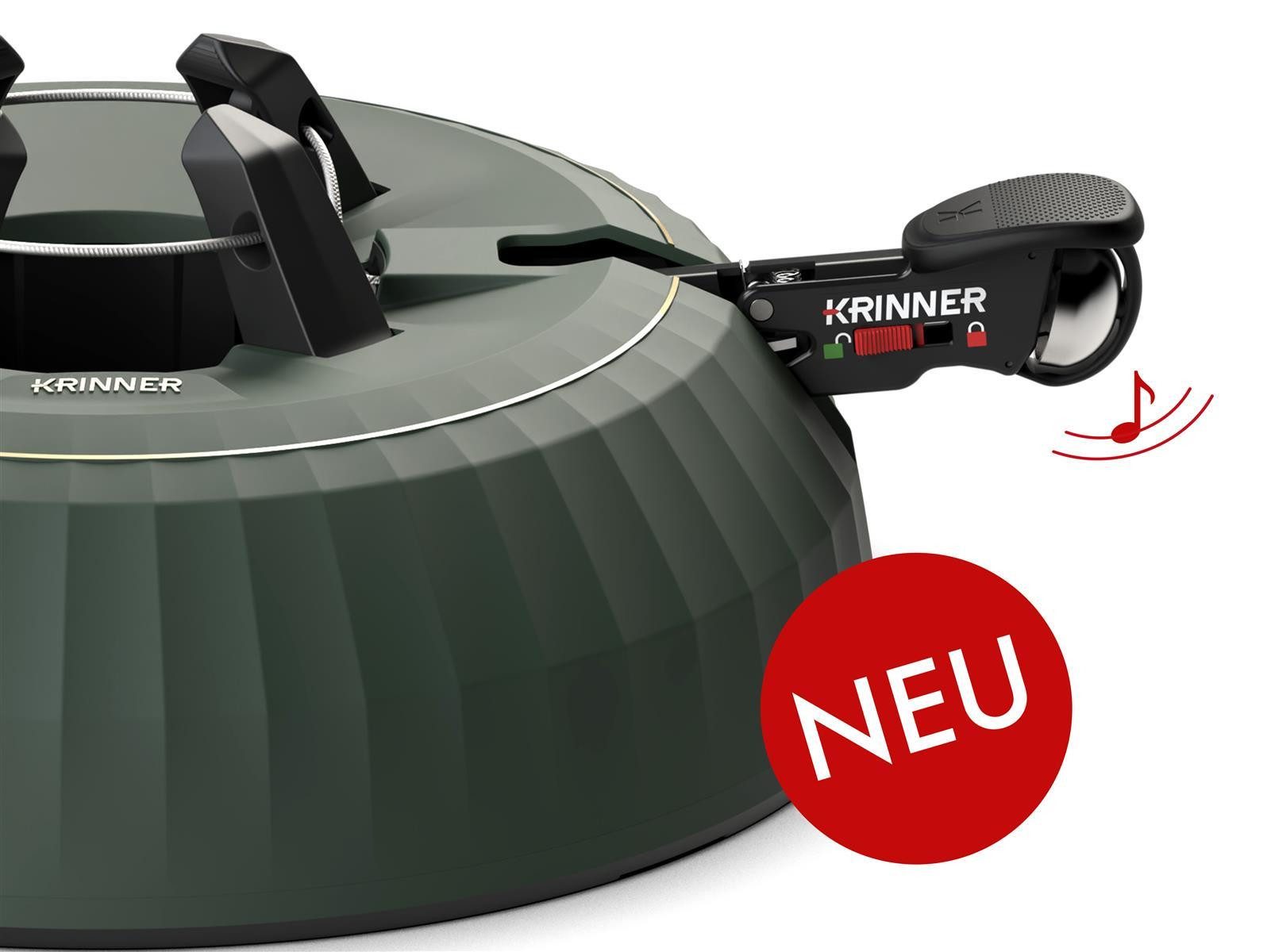 Krinner Christbaumständer KRINNER X-320 DELUXE (1-tlg), Original-Rundum-Einseil-Technik