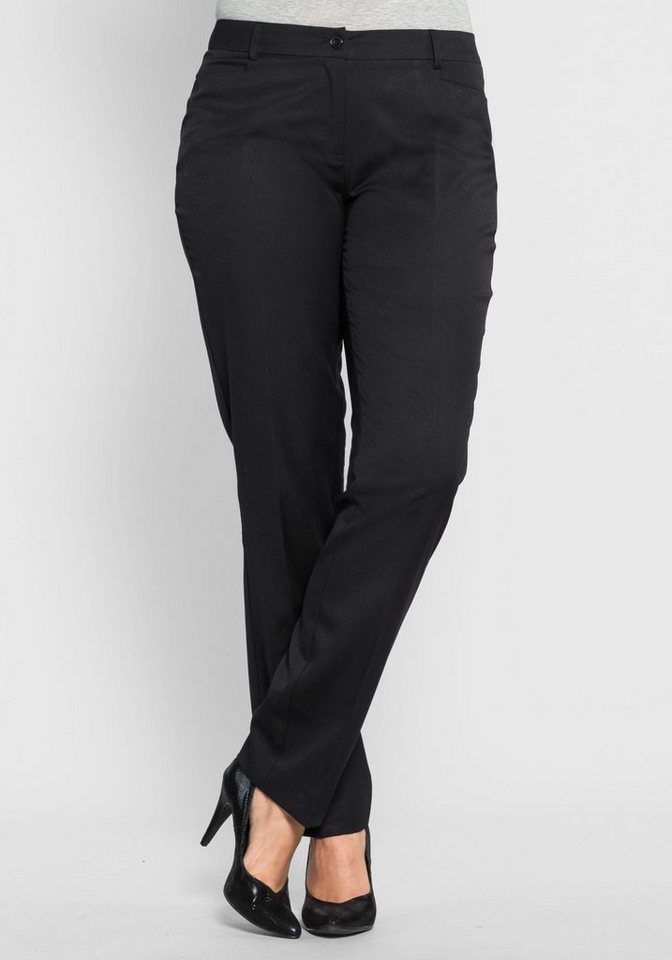 Sheego Bügelfaltenhose mit Wollanteil Sheego Bügelfaltenhose mit Wollanteil