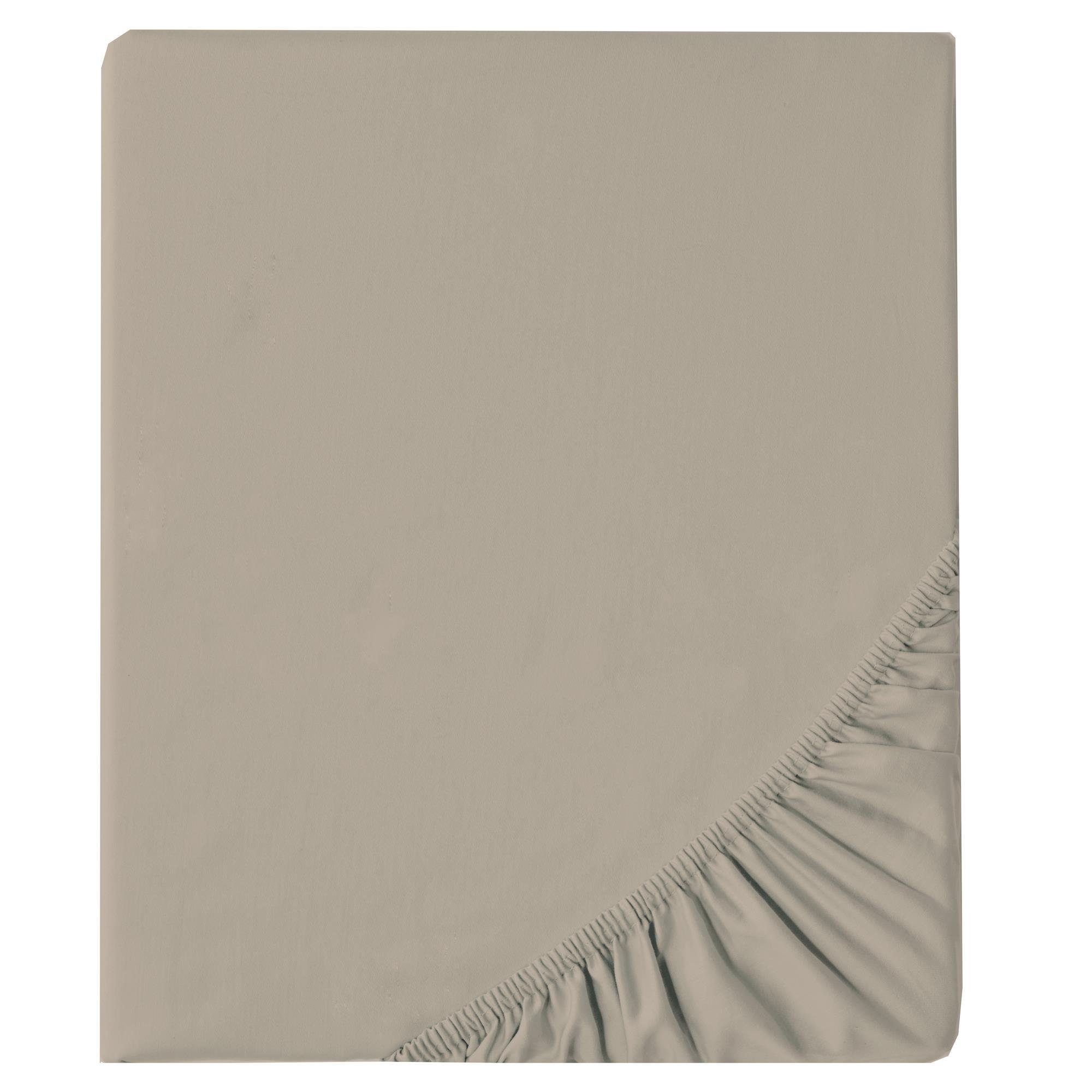aqua-textil Spannbettlaken Luxury Spannbetttuch Mako Satin günstig online kaufen
