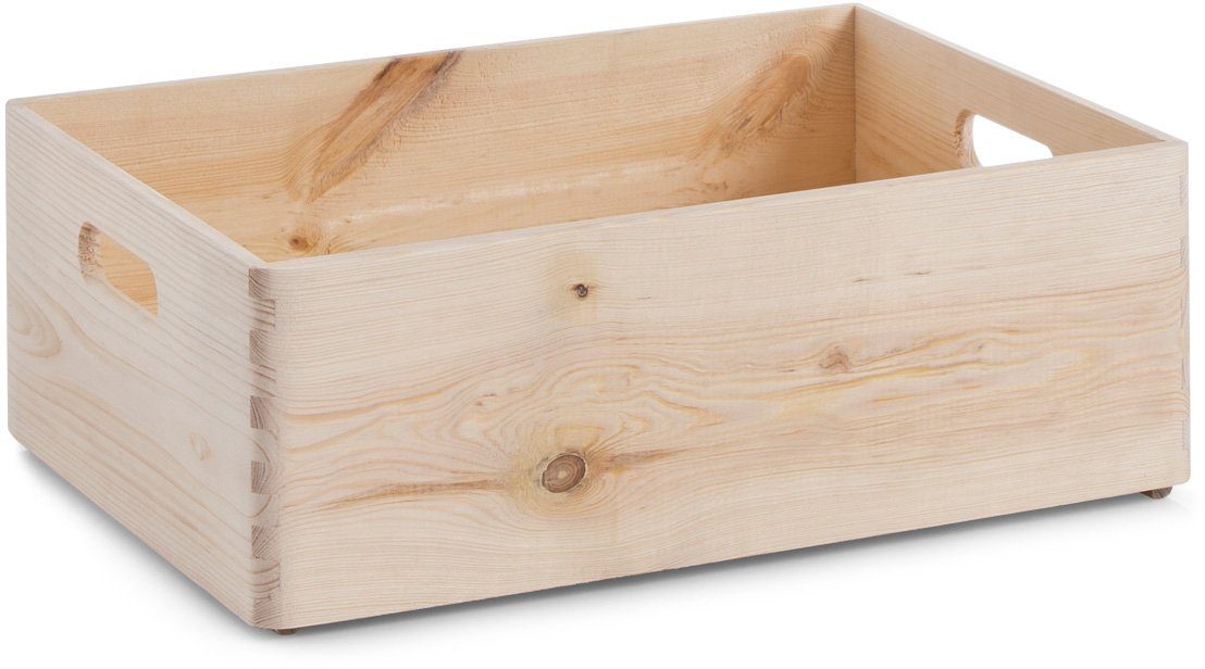 Zeller Present Holzkiste, aus Nadelholz, Praktische Box für jeden