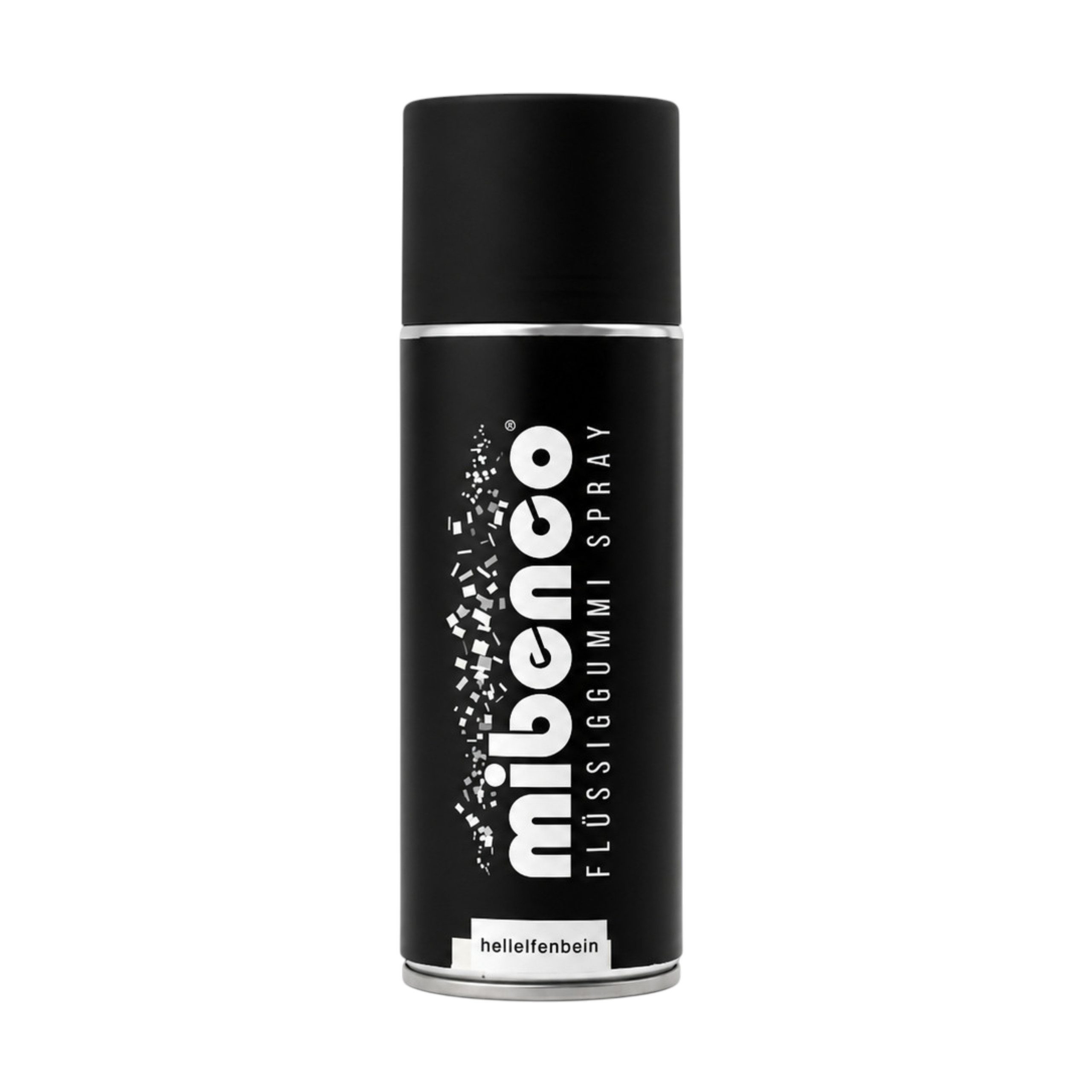 mibenco Sprühlack Flüssiggummi Spray 400 ml Hellelfenbein Matt abziehbare Sprühfolie