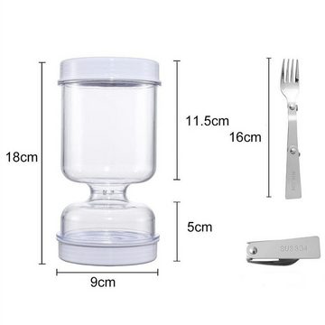 Henreal Einmachglas Trocken- und Nasstrenn-Kimchi-Glas für den Haushalt