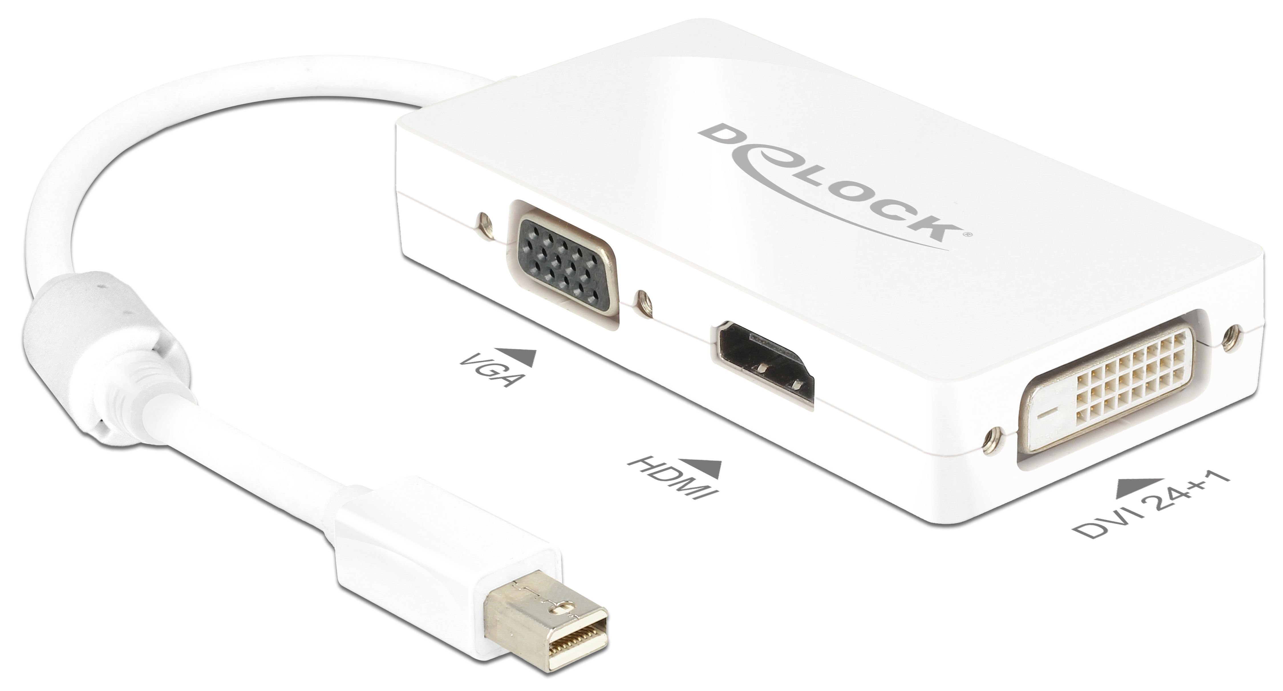 DELOCK mini Displayport Adapter »1.1 Stecker auf VGA / HDMI / DVI Buchse« online kaufen OTTO