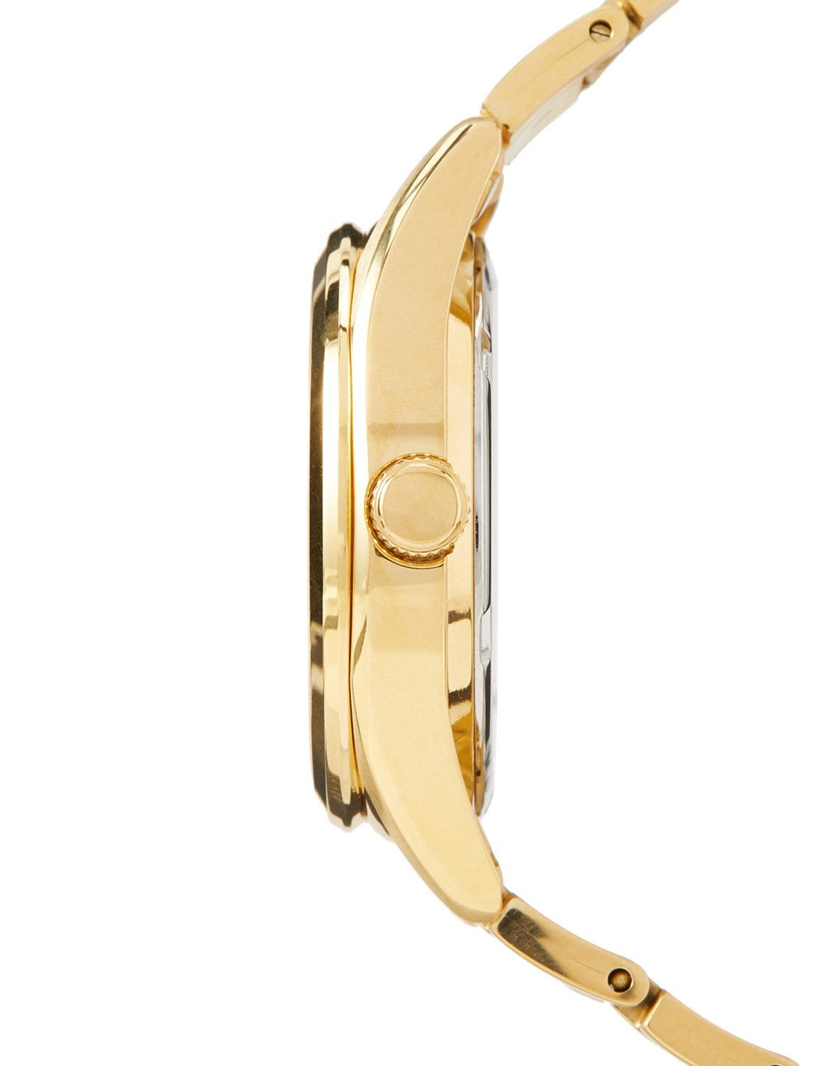 Seiko Quarzuhr SUR632P1, Damenuhr Quarz Goldfarben