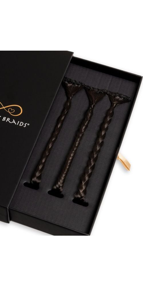 Infinity Braids Kunsthaar-Extension Infinity Braids Infinity Braidies Espresso Smoke
