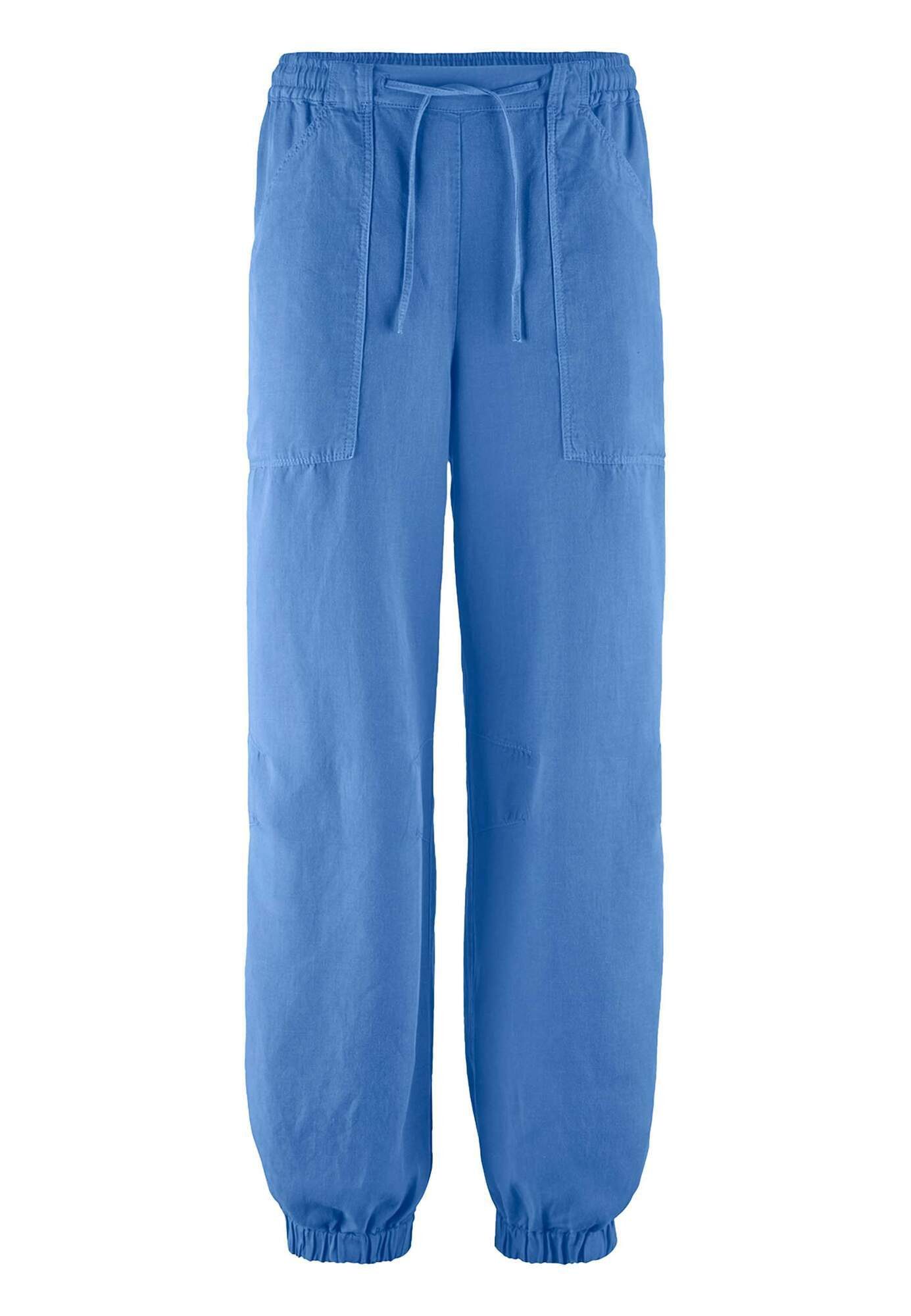 Stoffhose aus TENCEL™ Lyocell mit Leinen